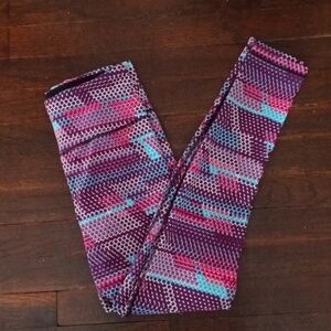 NWOT Victoria's secret sport neon polka dot straight leg yoga pants